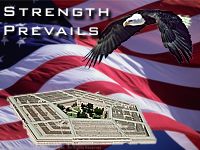 Pentagon Picture with Flag and Bald Eagle photos - Prints available of every patriotic picture on this page!